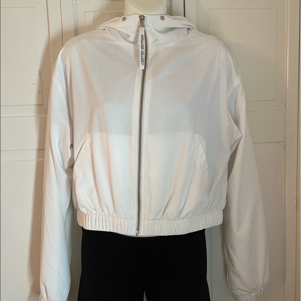 Nylon/mesh zip up | NWOT